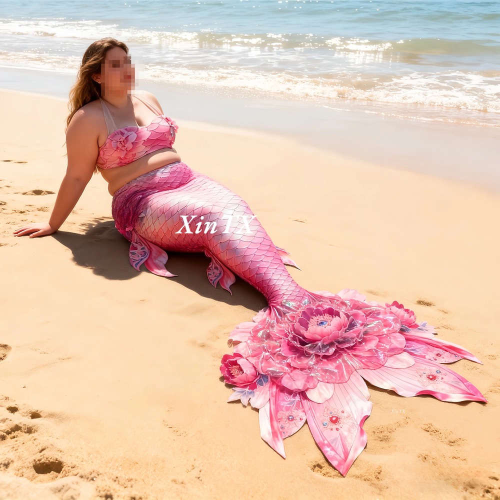 Aquarium & Marine Museum Universiti Malaysia Sabah Kota Kinabalu Sabah Reviews - Zeemeerminstaart Pioenbloem Plus-Size Dames Staartzwempak voor