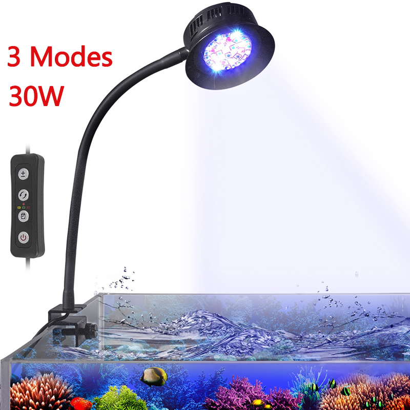 30W Aquarium LED-riflicht Dimb - Marine Aquarium Timing recensie en prijs