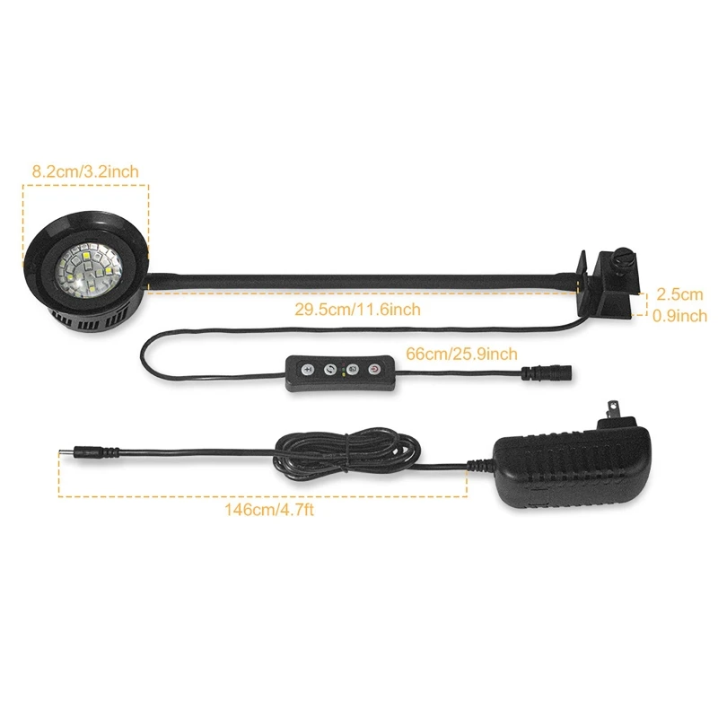 30W dimbare verlichting Marine - Marine Aquarium Timing recensie en prijs