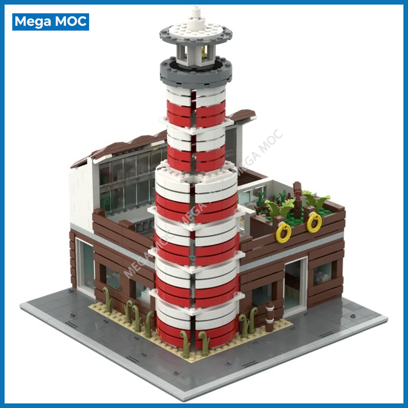 DIY Stad Aquarium MOC Steentje - Aquarium And Marine Museum recensie en prijs