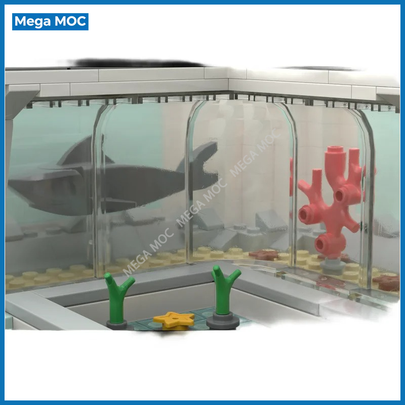 DIY Stad Aquarium MOC Steentje - Aquarium And Marine Museum recensie en prijs