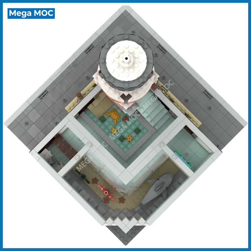 DIY Stad Aquarium MOC Steentje - Aquarium And Marine Museum recensie en prijs